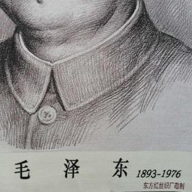 毛主席刺绣织锦画收藏