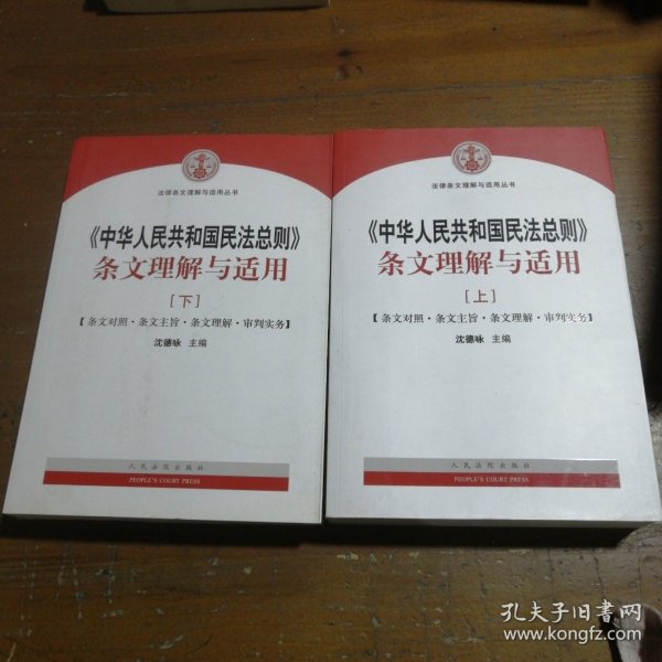 中华人民共和国民法总则 条文理解与适用（套装上下册）