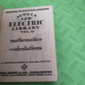 audels new electric library vol 11 mathematics calculations 书口三面刷金