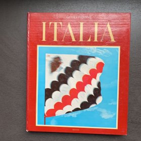 ITALIA  1971年 四国语言 意大利建筑艺术的画册外文