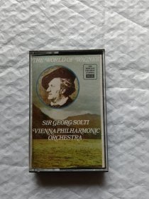 原版进口磁带：THE WORLD OF WAGENR SIR GEORG SOLTI VIENNA PHILHARMONIC ORCHESTRA（瓦格纳作品集：声乐 SIR GEORG SOLTI指挥 维也纳爱乐乐团演奏）