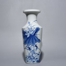 《精品放漏》王步青花瓶——民国瓷器收藏