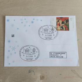 F0334德国邮票欧元封 2006年 圣诞节绘画 首日封（不成套）品相如图