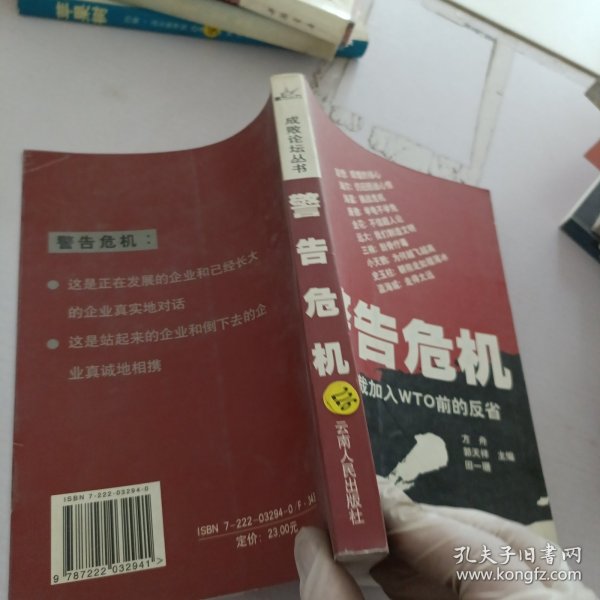 警告危机:中国总裁加入WTO前的反省