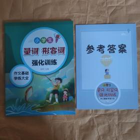 小学生量词形容词强化训练一二三四五六年级通用部编人教版语文阅读与写作强化训练基础知识