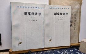 制度经济学 下 94年印本 品纸如图 书票一枚 便宜11元