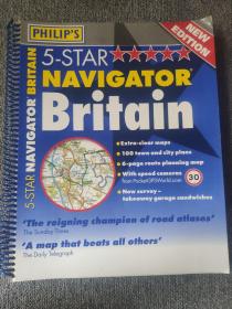 Philip's 5-star Navigator Britain 2013 (Road Atlases) [Spiral-bound] 英国道路地图集