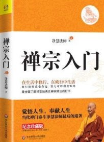 禅宗入门：—禅门泰斗净慧法师遗著纪念珍藏版，最全面了解禅宗的好书