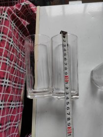 水杯啤酒杯3只（尺寸以图片尺寸为准）（买家认可品相再买售后不退）没用过有灰谁买谁擦七八十年代创汇商品