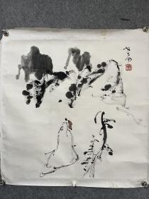 李世南，高仕图，70x69c。笔会作品