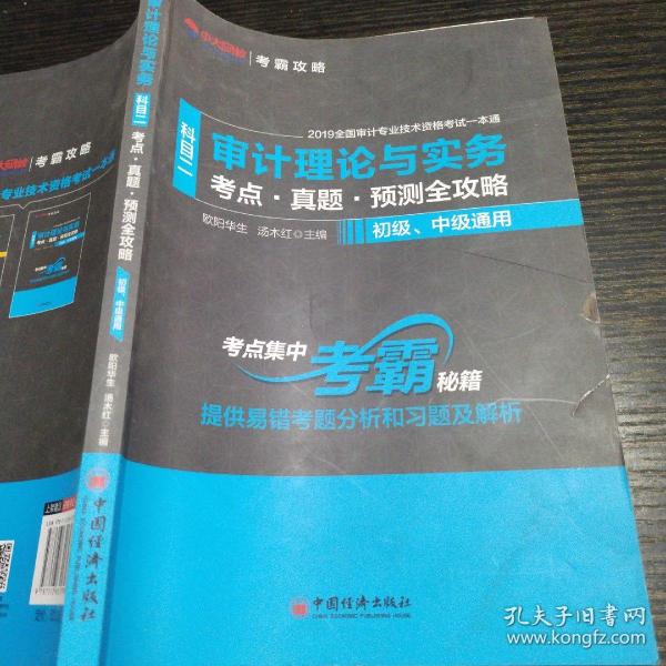 审计理论与实务（科目二考点·真题·预测全攻略初级、中级通用）