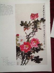 名家画红牡丹14页（王承典，唐玉润，张辛稼，张大壮，武玉玲，齐由来，刘继红，王涛，安刚，王和平）