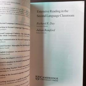 Extensive reading in the second language classroom art of how to teach English vocabulary grammar英文原版