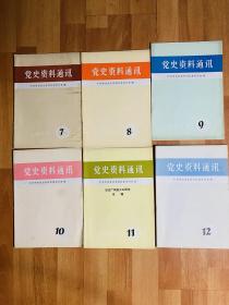 党史资料通讯（987年7—12期）