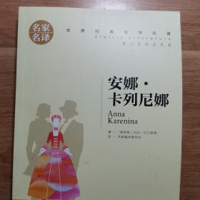 安娜·卡列尼娜 中小学生课外阅读书籍世界经典文学名著青少年儿童文学读物故事书名家名译原汁原味读原著