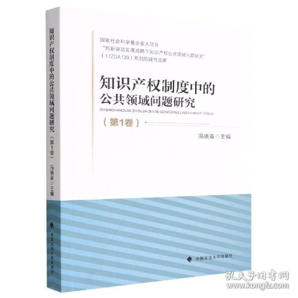 知识产权制度中的公共领域问题研究（第1卷）