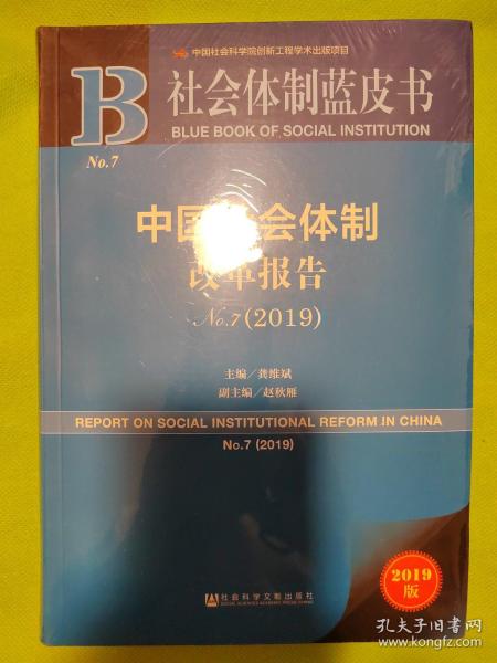 社会体制蓝皮书:中国社会体制改革报告No.7（2019）