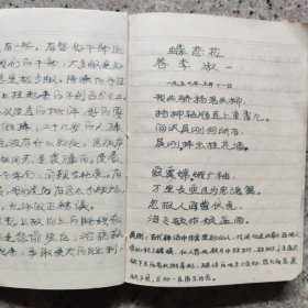 笔记，早期。