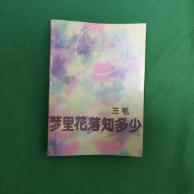 梦里花落知多少 红色文学 当代文学 三毛代表作 怀旧收藏 好品难得 白纸铅印本 封面漂亮