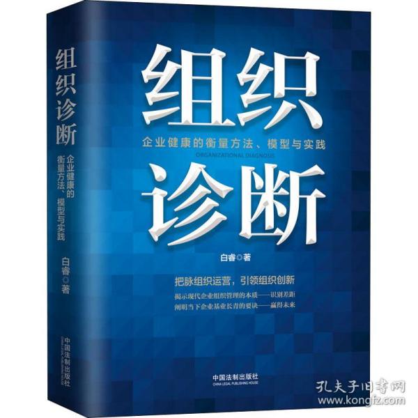 组织诊断：企业健康的衡量方法、模型与实践