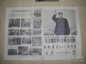 毛主席万岁         画刊完整一张：（1967年12月26日，辽宁工人报等出版，2开本，约720*520，9品）