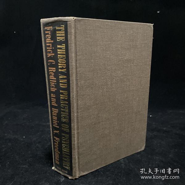 THE THEORY AND PRACTICE OF PSYCHIATRY 精神病学的理论与实践 1966年精装厚册大32开880页