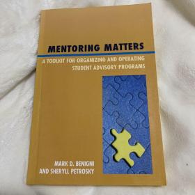 Mentoring Matters: A Toolkit for Organizing …