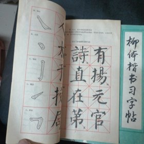 中学生字帖（颜体）柳体楷书习字贴 行书入门