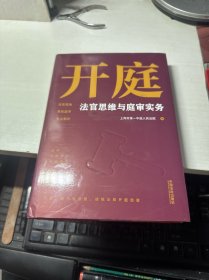 开庭：法官思维与庭审实务