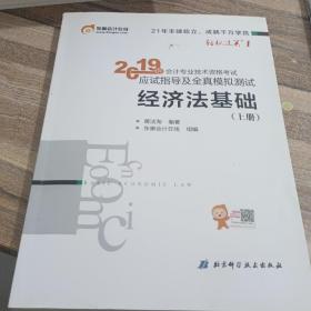 2019年会计专业技术资格考试应试指导及全真模拟测试    经济法基础（上册）