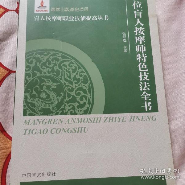 盲人按摩师职业技能提高丛书 ：百位盲人按摩专家特色技法全书（大字本）