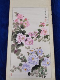 著名画家..花鸟画原作。