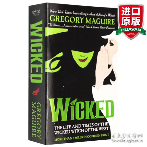 英文原版 Wicked 魔法坏女巫：西方坏女巫的一生 Gregory Maguire 英文版 进口英语原版书籍