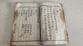 清代古籍《寄嶽雲齐试帖詳註》全套二本四卷内容，书内有一束鳳鸣朝陽江汉朝宗于‘海，山人足魚，深山何處锺，三月桃花浪，土農挟五，有嘉折首，外竹一枝斜更好，秋燕巳如客，调水符，柳梯，江于多是釣人居，春山如笑，修竹引薰風，八月湖水平，秋山極天净，江船火獨明，桃始花，春水绿波，春江花月夜，水泉動，山辉川婿，江城如书裹，出水芙蓉至十五咸支機石等等