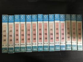 1989年电视剧《一往情深》录像带14集14盘全，俞小凡、李志伟、李天柱等主演，电视台正版准播带