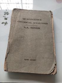 QUALITATIVE CHEMICAL ANALYSIS A A NOYES