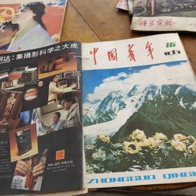 中国青年1981年13.14.15.16.20.21.22.23-24合刊（8本9期，私人合订本第23期总目录被撕掉四页