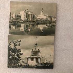 前苏联圣彼得堡风光明信片（一组6枚）