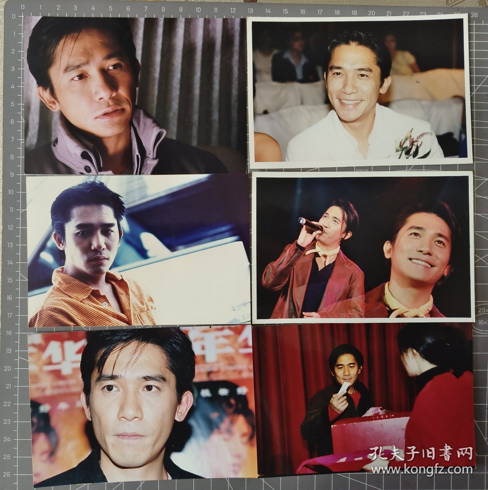 梁朝伟Tony Leung Chiu Wai照片111张合售(含6寸3张).均是当代歌坛原版5寸老照片，实物拍摄有现货，要了可以直接下单。 抽14－2－026