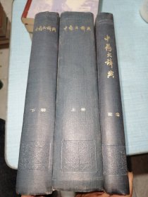 中药大辞典 （上下册，加附编）3本合售（现货实物拍摄）品相优