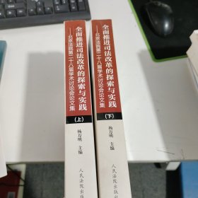 全面推进司法改革的探索与实践：北京法院第二十八届学术讨论会论文集（套装上下册）