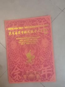 音乐会节目单宣传册画册：虎年春节中国民族音乐会