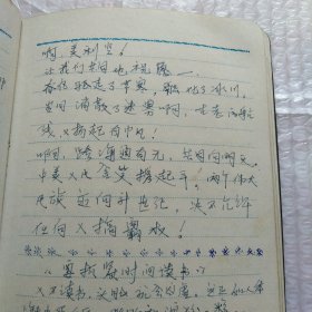 老笔记本,纪念手册,有笔记,有精美人物图片