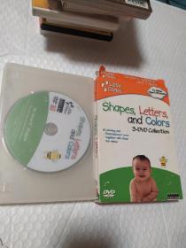 little steps shapes，letters，and colors 3DVD原版盘面脏见图划痕很多