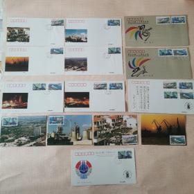 唐山大地震抗震二十周年纪念封邮票明信片全套（1996年发行）
