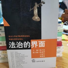 法治的界面:北京大学法学院刑事法论坛暨德恒刑事法论坛