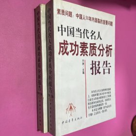 中国当代名人成功素质分析报告(上下)