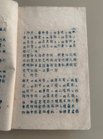 中医方剂 ；油印本 珍贵罕见，值得收藏研究，具体看图和详细描述。