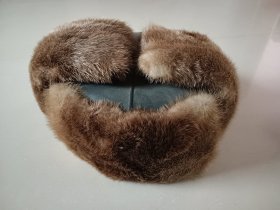 老皮毛帽子 道具收藏摆件
