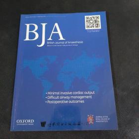 BJA: British Journal of Anaesthesia 医学学术麻醉外科原版外文英文学术论文期刊杂志2012年3月109卷299-484